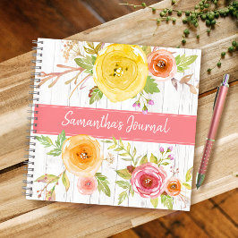 Cuaderno Cuadrado de personalizado de madera rústica de col