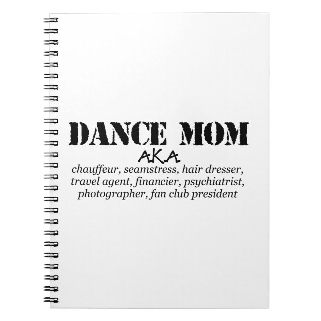 Cuaderno Cuadrado divertido del chófer de la mamá de la (Frente)