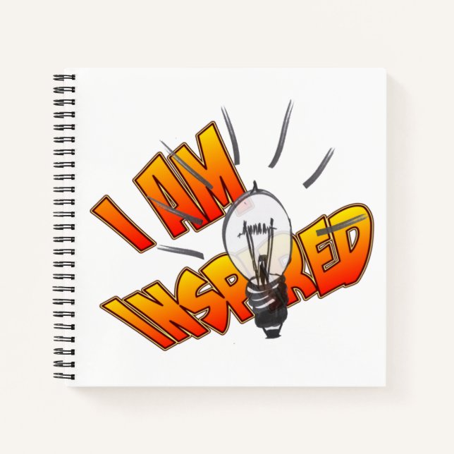 Cuaderno cuadrado inspirado (Anverso)