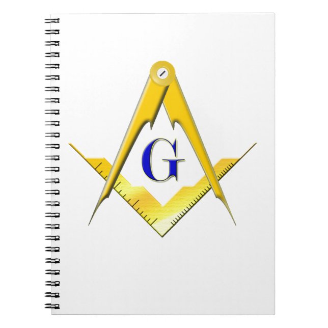 Cuaderno Cuadrado y compases azules de la casa de campo (Frente)