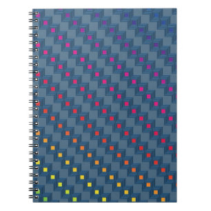 Cuaderno Cuadrados abstractos de Zany