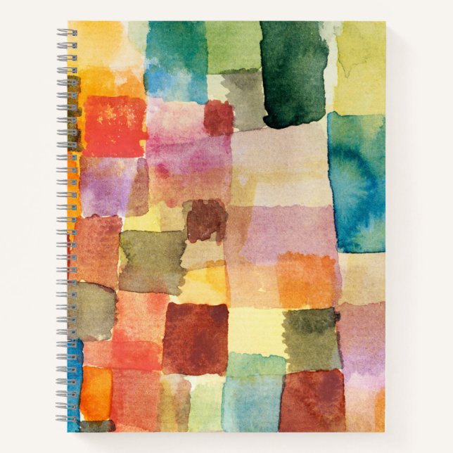 Cuaderno Cuadrados de acuarela - Paul Klee (Anverso)