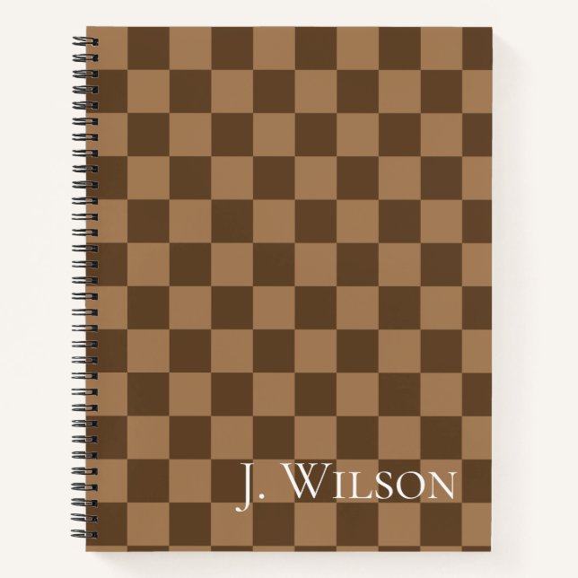 Cuaderno Cuadrados de chocolate suave (Anverso)