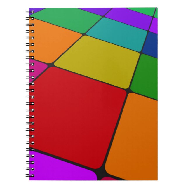 Cuaderno Cuadrados de color (Frente)