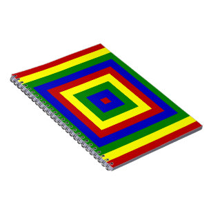 Cuaderno Cuadrados de colores primarios estratificados