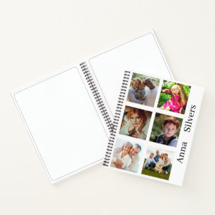 Cuaderno Cuadrados de varias fotos memoria personalizada
