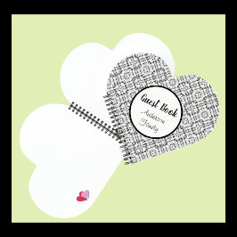 Cuaderno Cuadrados geométricos de blanco negro para bloc de