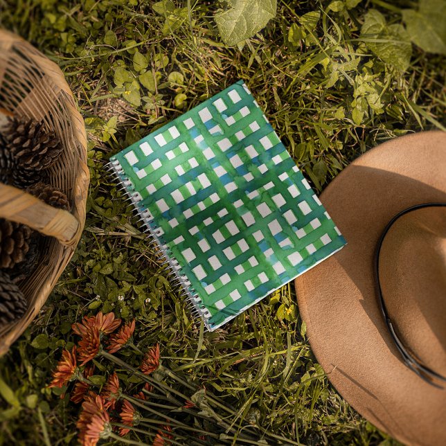Cuaderno Cuadrícula de acuarela - verde (Subido por el creador)