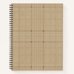 Cuaderno Cuadrícula sutil - marrón