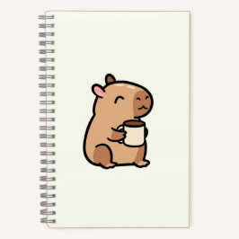 Cuaderno Cuadriculado de Capibara con rejilla de c