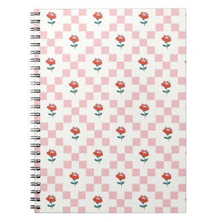 Cuaderno Cuadrillé en rosa