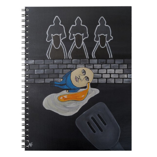 Cuaderno Cuadro Broken Then Fried de Alfred Fox (Frente)
