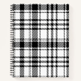 Cuaderno  Cuadro Clásico Negro y Blanco 