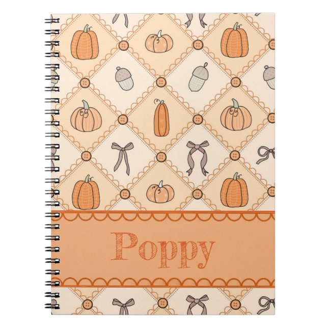 Cuaderno Cuadro de Calabaza (Frente)