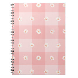 Cuaderno Cuadro de margarita melocotón