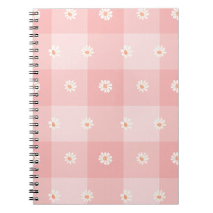 Cuaderno Cuadro de margarita melocotón