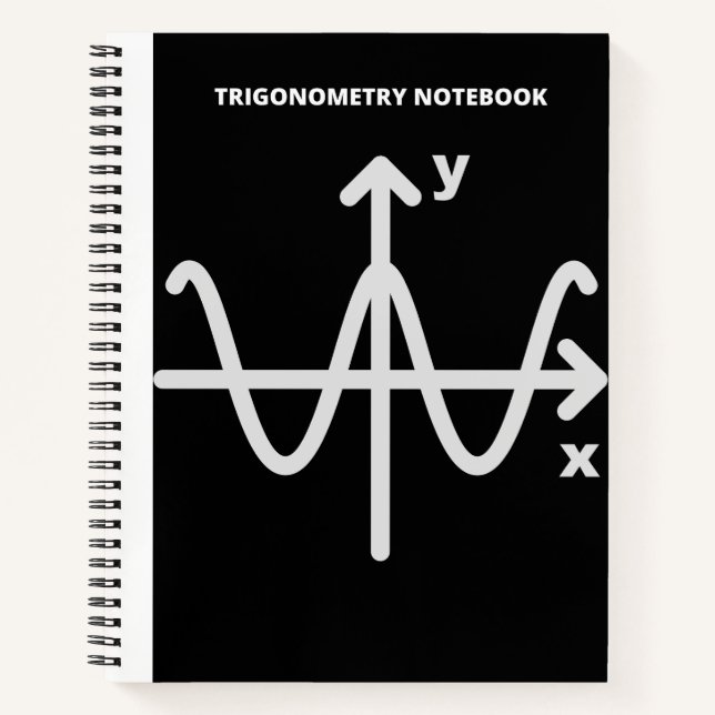 CUADERNO CUADRO DE NOTAS DE RÓTULO DE TRIGONOMETRÍA COSINA (Anverso)