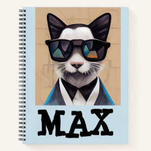 CUADERNO CUADRO DE NOTIFICACIÓN DE NOMBRE PERSONALIZADO ESP