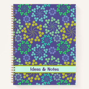 Cuaderno Cuadros de formas circulares abstractas