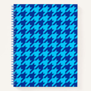 Cuaderno Cuadros Escoceses Cyan Azul Marino 