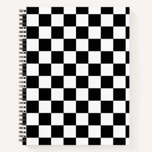 Cuaderno Cuadros negros y blancos