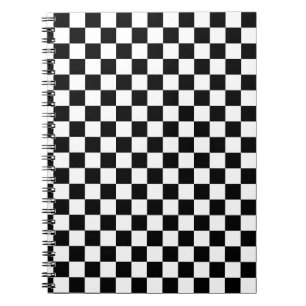 Cuaderno Cuadros negros y blancos