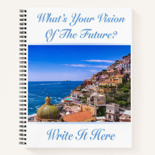 Cuaderno ¿Cuál es tu visión del futuro? Positano Italia