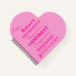 Cuaderno Cualidades de las grandes mujeres rosadas