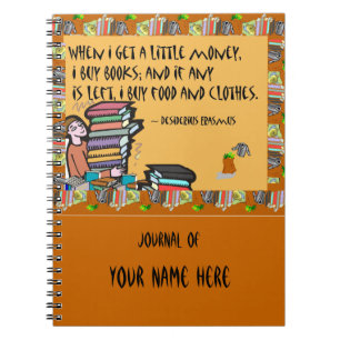 Cuaderno Cuando consigo un poco de dinero compro libros en