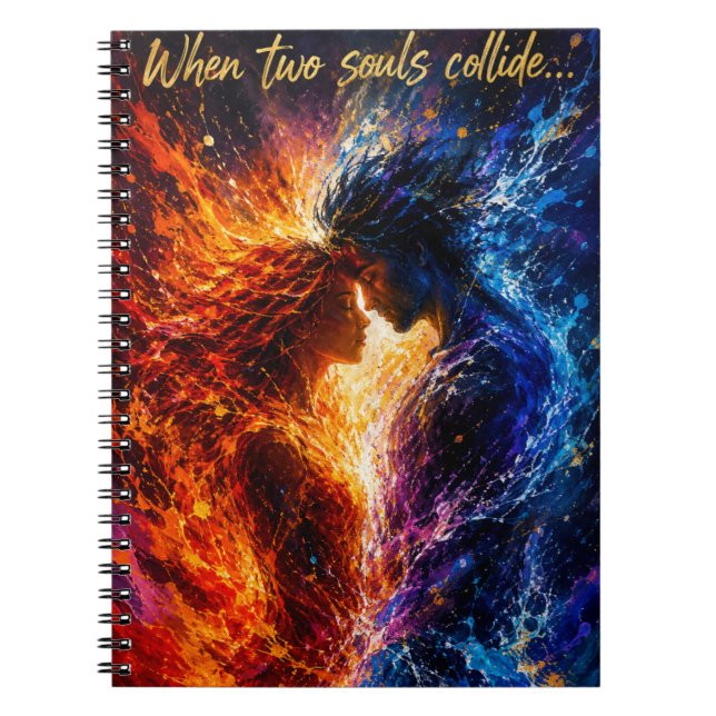 Cuaderno Cuando dos almas colisionan (Frente)