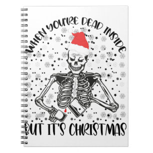 Cuaderno Cuando estás muerto por dentro pero es temporada n
