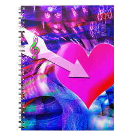 Cuaderno Cuando la flecha musical apunta al corazón