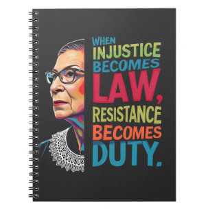 Cuaderno Cuando la injusticia se convierte en deber, la res