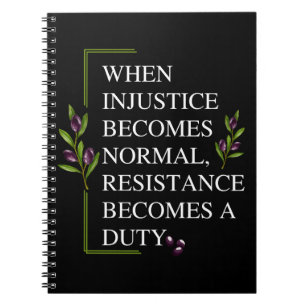 CUADERNO CUANDO LA INJUSTICIA SE HACE NORMAL, LA RESISTENCI