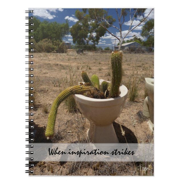 Cuaderno cuando la inspiración golpea (Frente)