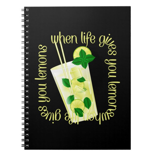 Cuaderno Cuando la vida te da lemas (Frente)
