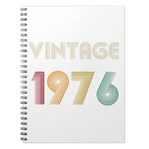 Cuaderno cuarenta y tres años de 43.o de cumpleaños vintage