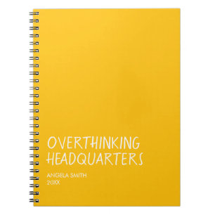 Cuaderno Cuartel General de la Sobrepensada – Nota Divertid