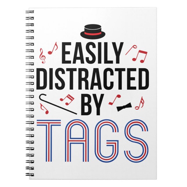 Cuaderno Cuarteto de Barbershop fácilmente distrado por eti (Frente)