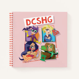 Cuaderno Cuarteto de Chicas Super Héroes de DC