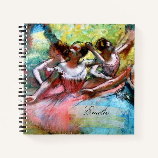 Cuaderno Cuatro bailarinas de Degas Sketchbook (Anverso)