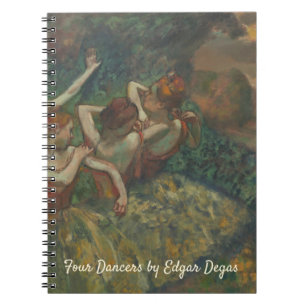Cuaderno Cuatro bailarines de Edgar Degas, Ballet Arte Fino