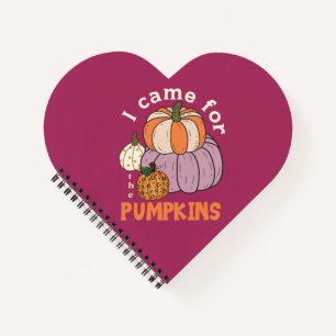 Cuaderno Cuatro calabazas divertidas caen