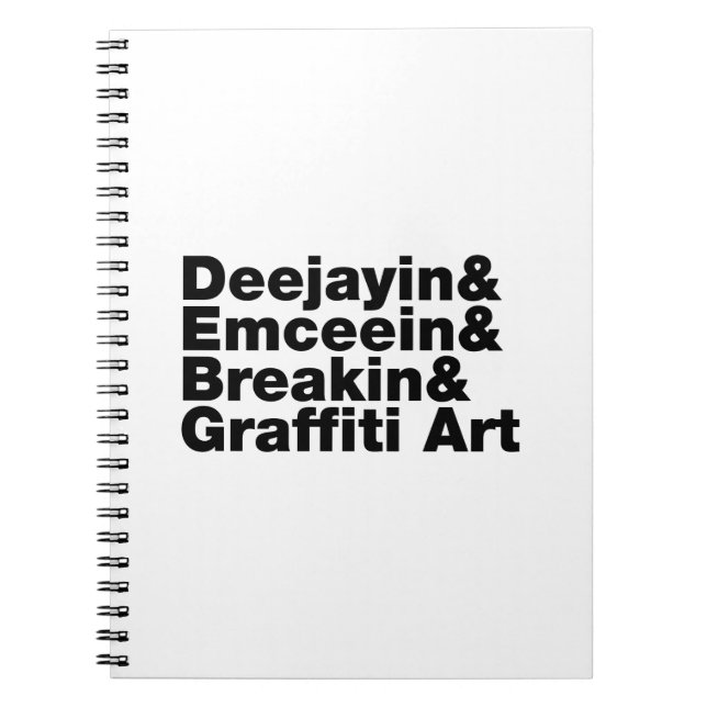Cuaderno Cuatro elementos del hip hop (Frente)