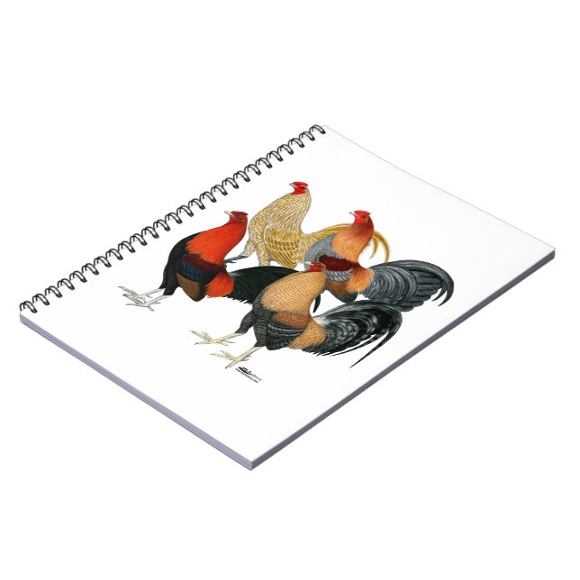 Cuaderno Cuatro gallos de pelea (Lado Izquierdo)