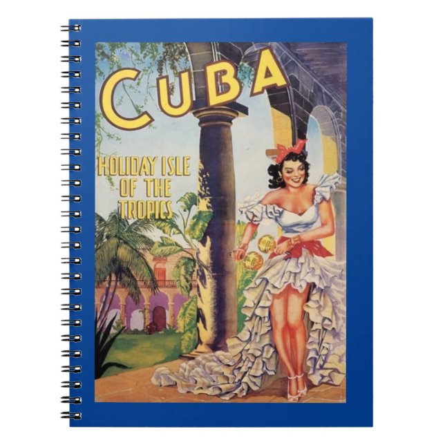 Cuaderno Cuba Antigua Vacaciones Isla de los Trópicos (Frente)