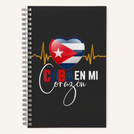Cuaderno Cuba en mi corazón Caribe Cubano Cubana