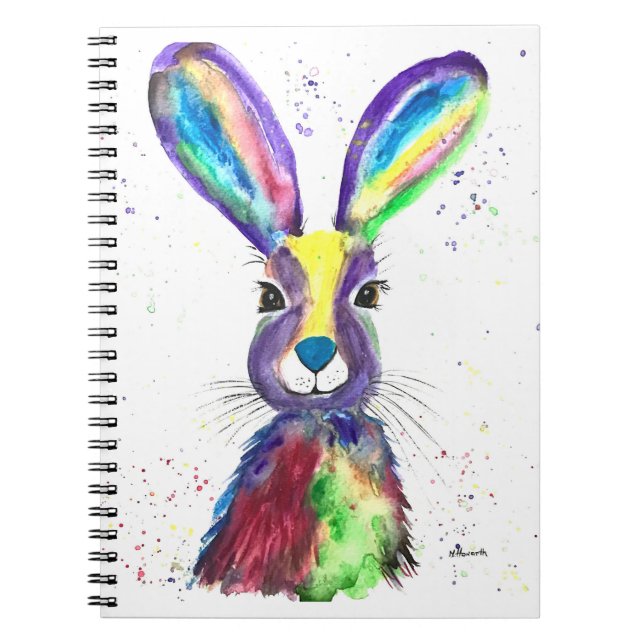 Cuaderno Cubierta acuática arcoiris (Frente)