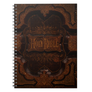 Cuaderno Cubierta antigua de la biblia