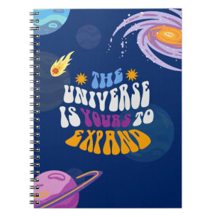 Cuaderno Cubierta colorida para portátiles del Universo Per